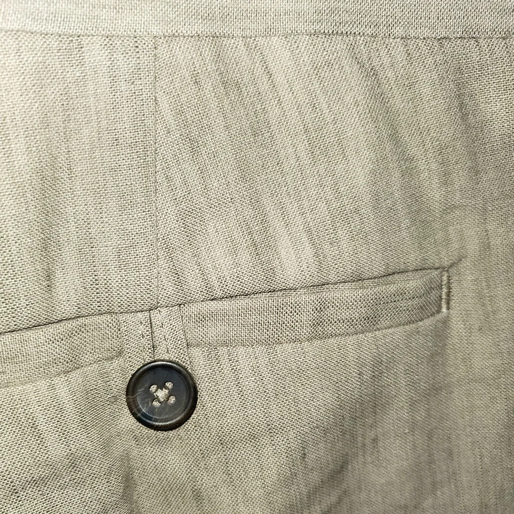 Banana Republic Tailored Linen Blend Trousers